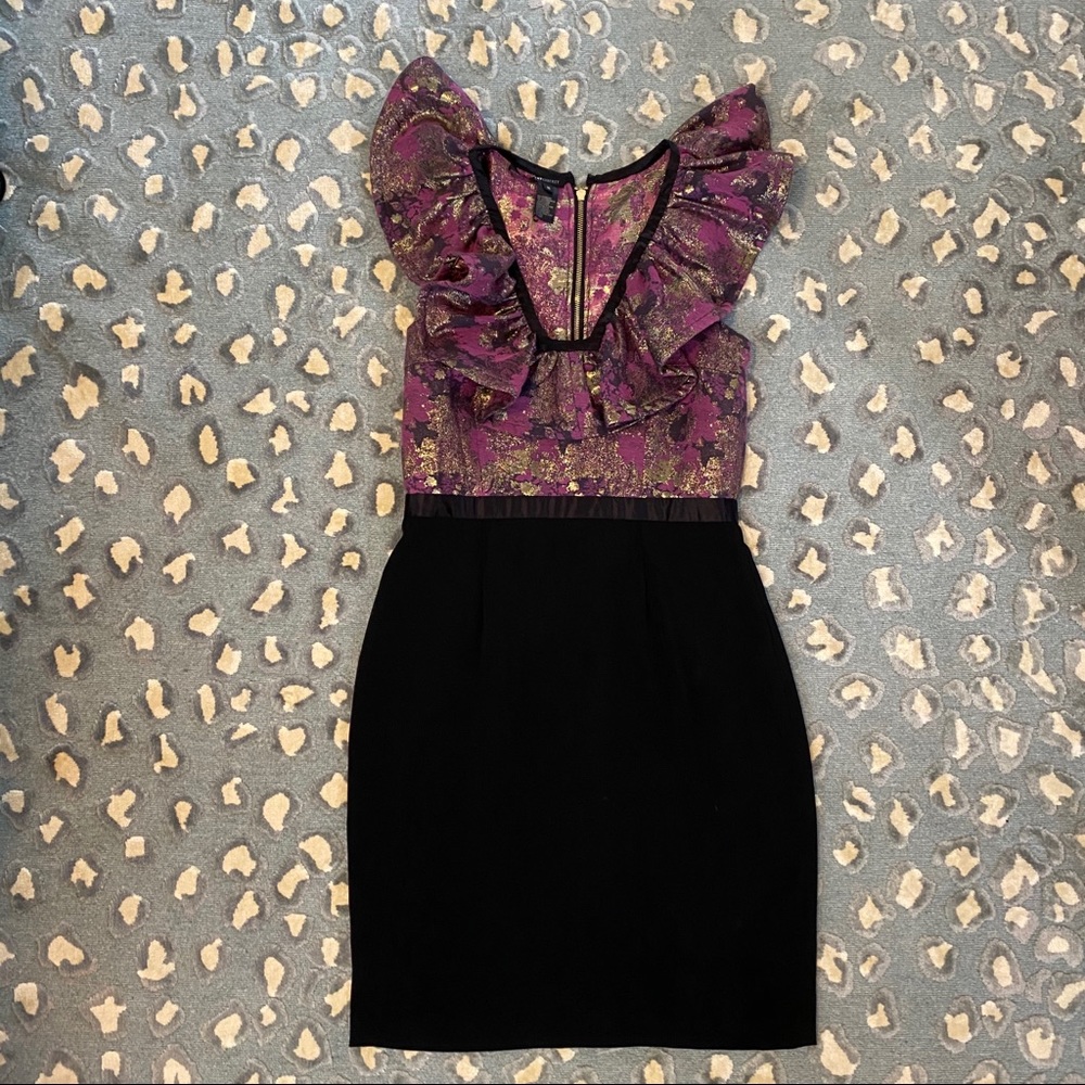 ⭐️NWT⭐️ Jay Godfrey Ruffle Neck Dress